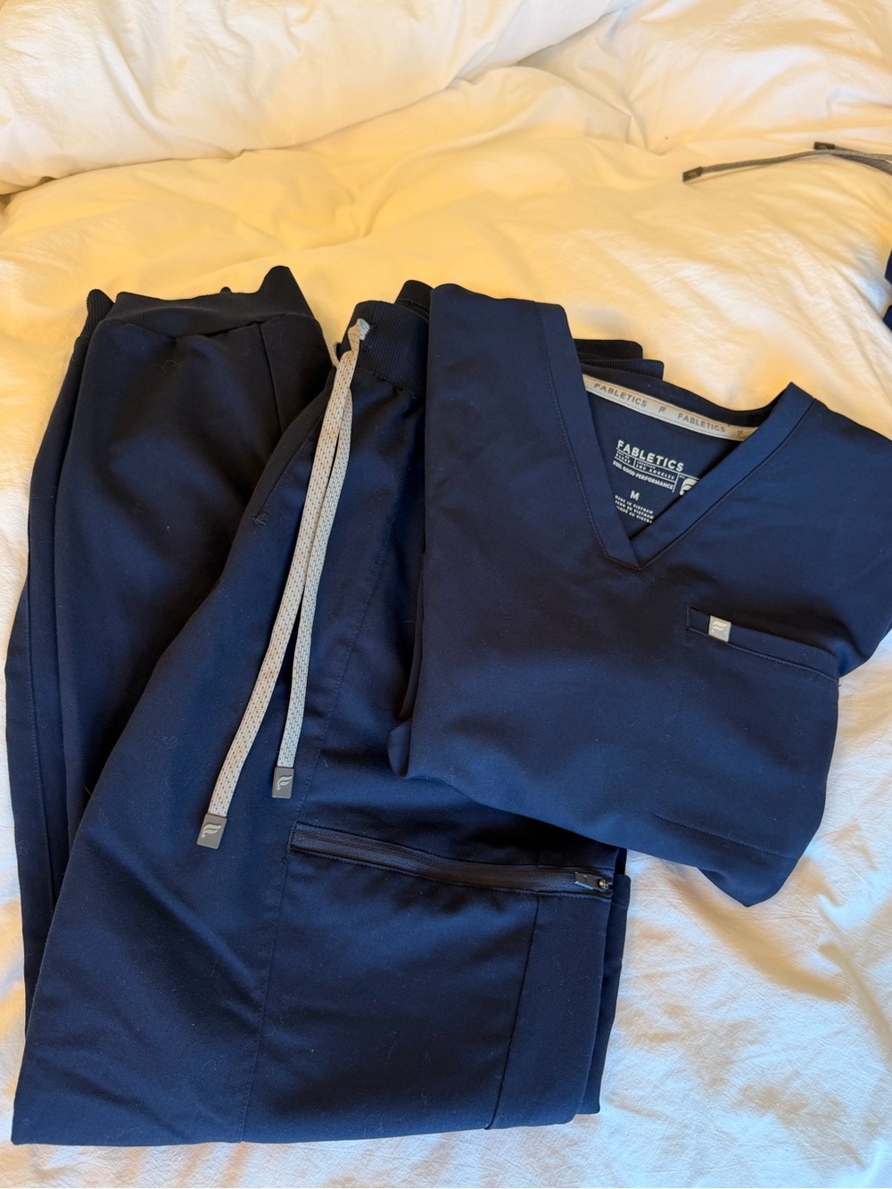 Fabletics Navy Scrub Set